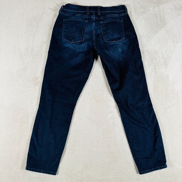 Lucky Brand Jeans Womens 6/28‎ Dark Wash Blue Denim Sofia Skimmer Curvy Mid Rise - Picture 7 of 10